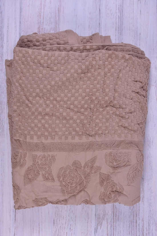 Покривало махрове (кол. капучино) 180/220 см (вага 1500г) арт.5122
