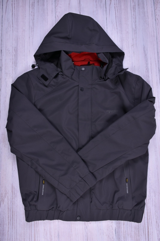 Куртка чоловіча демісезонна (кол. сірий) з плащової тканини "DGJJ" Розмір в наявності : 54 арт.1131