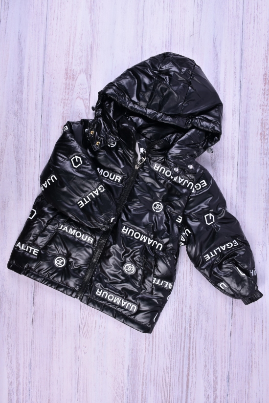 Куртка для дівчинки (кол. чорний) болонева Зріст в наявності : 98, 104 арт.016