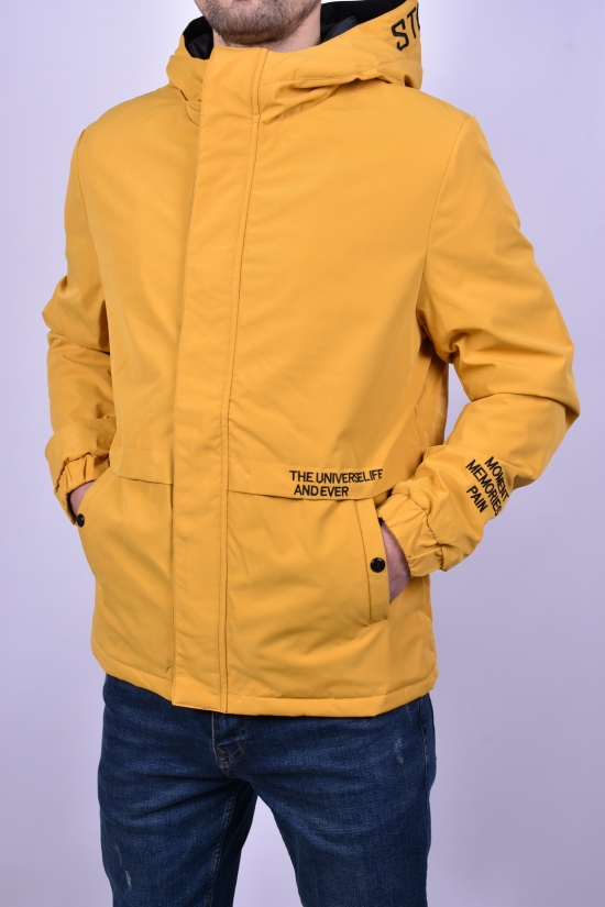 Куртка чоловіча демісезонна (цв. гірчичний) з плащової тканини Розмір в наявності : 46 арт.9951