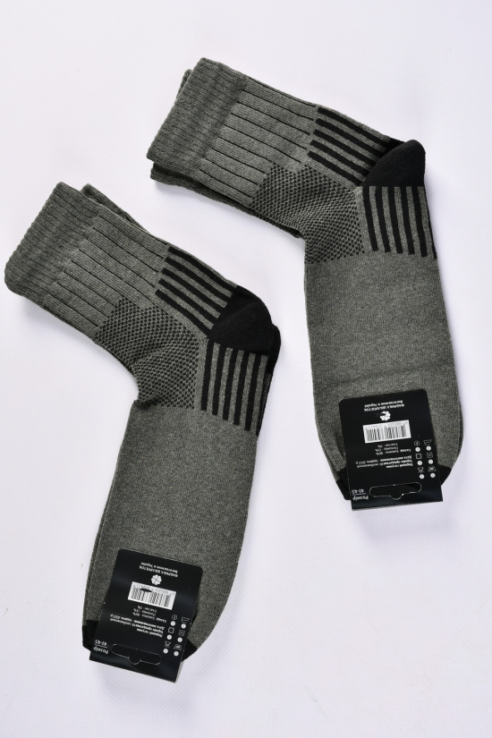 Шкарпетки чоловічі всесезонні (кол. хакі) розмір 41-45 (80% Cotton 15% Polyamide 5% Elasta арт.кулир