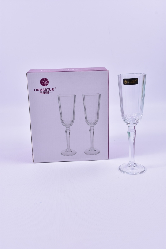 Набор бокалов для шампанского (цена за 6шт.) 130ml "Lirmartur" арт.6371