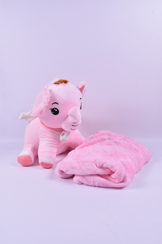 Комплект подушка + простынь (цв.розовый) размер 110/140 см.(вес 1.0 кг) арт.5732