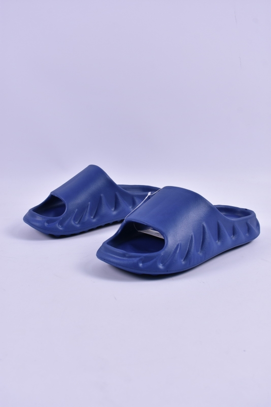 Шльопанці чоловічі з піни (кол. синій) склад 65% EVA 35%PVC Розміри в наявності : 40, 44 арт.B509