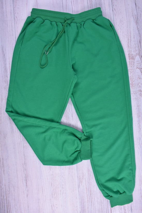 Штани жіночі (кол. зелений) трикотажні "QIANZHIDU" Розміри в наявності : 56, 58, 60 арт.D850113