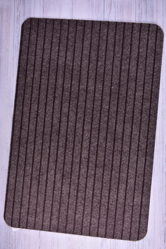 Килимок на гумовій (кол. коричневий) основі розмір 60/90 см. арт.LB-2022-006