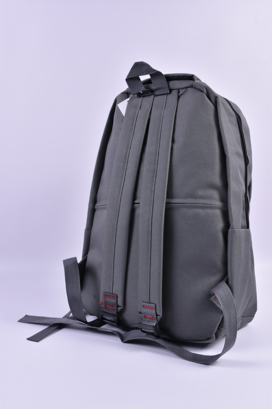 Рюкзак з плащової тканини (кол. сірий) розмір 39/28/13 см. арт.2215