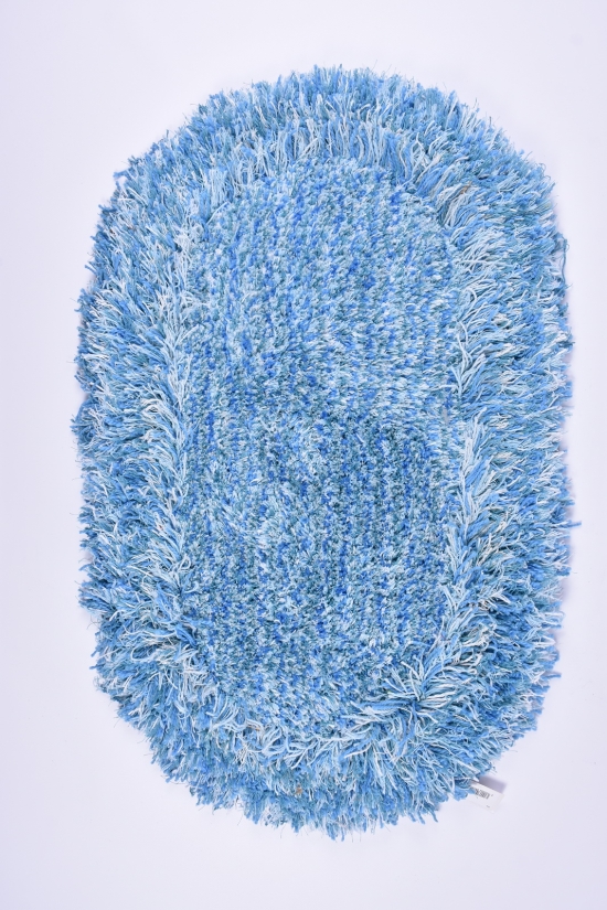 Килимок "травка" на тканинній основі (кол. блакитний) розмір 50/70 см арт.2020-031