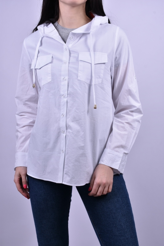 Рубашка женская (цв.белый) Base Размеры в наличии : 40, 42, 44, 46, 48 арт.A1398-5