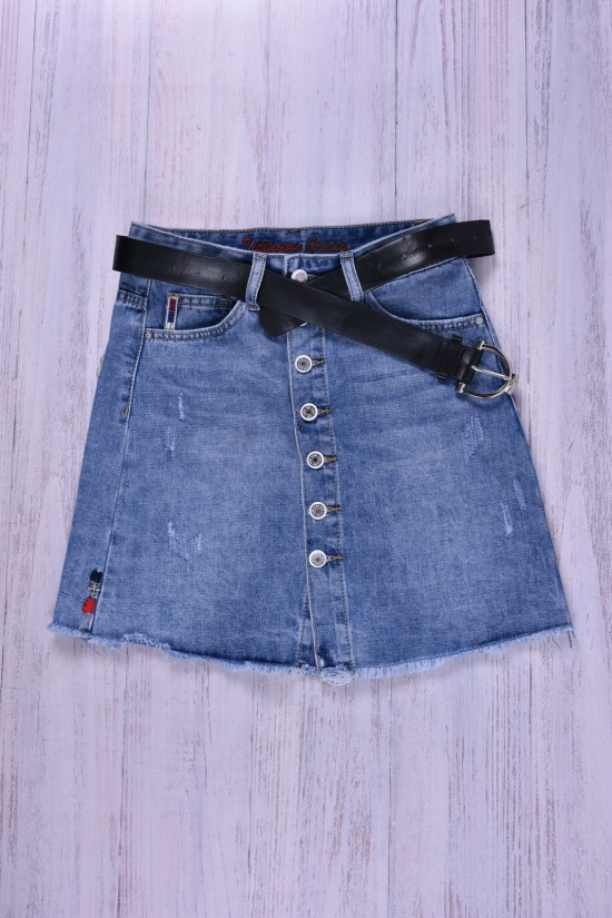 Спідниця жіноча джинсова з поясом Розмір в наявності : 26 арт.C4220