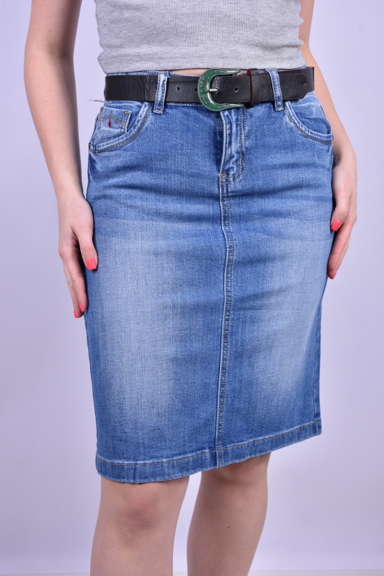 Спідниця жіноча джинсова з поясом Розміри в наявності : 28, 29 арт.C5836