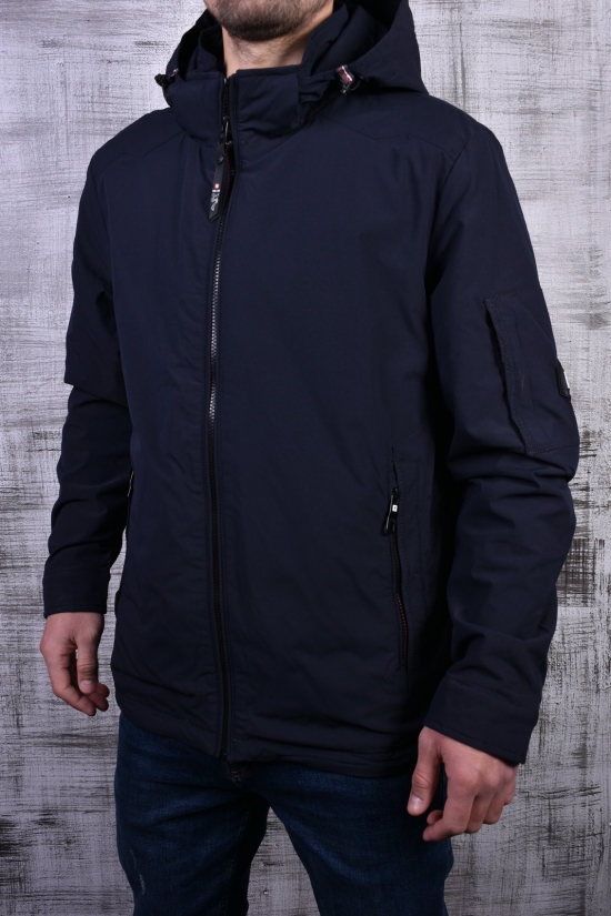 Куртка чоловіча з плащової тканини (кол. т. синій) "BLACK VINYL" Розміри в наявності : 44, 46, 48, 52 арт.TC23-2209