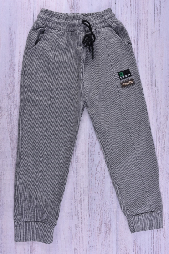 Штаны спортивные для девочки (цв.серый) трикотажные KUYADAN Рост в наличии : 116 арт.8016