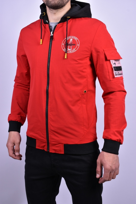 Куртка чоловіча демісезонна (кол. червоний) "DGJJ" Розміри в наявності : 44, 46, 48, 50, 52 арт.99012