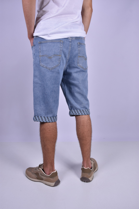 Шорты мужские джинсовые стрейчевые "R.KROOS" Размер в наличии : 36 арт.RK1139