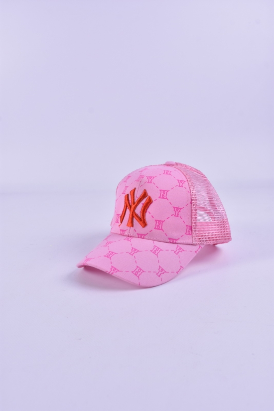 Бейсболка для девочки (цв.розовый) (окружность головы 52-54) арт.20