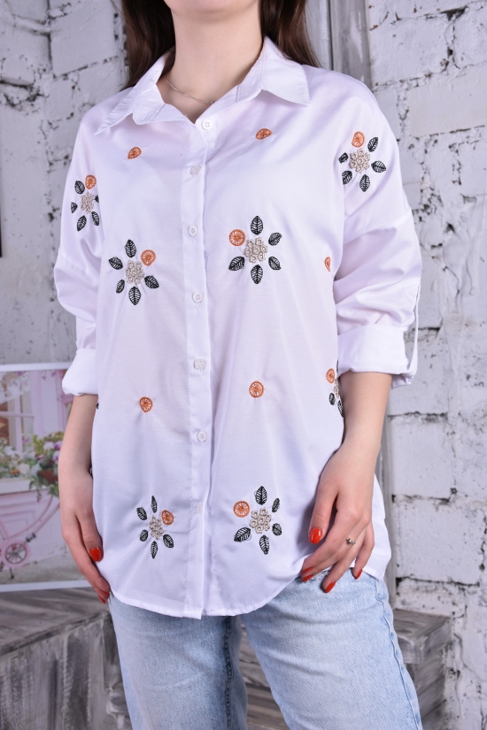 Рубашка-туника женская (цв.белый) "BURRASCA" Размер в наличии : 48 арт.16803