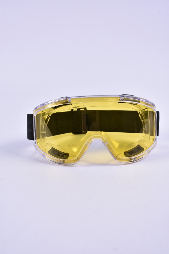 Очки защитные закрытые JET anti-scratch (желтые) арт.9411011
