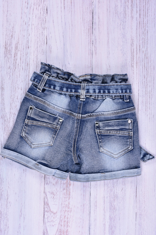Шорты для девочки джинсовые стрейчевые Рост в наличии : 104, 116, 128 арт.H-2651