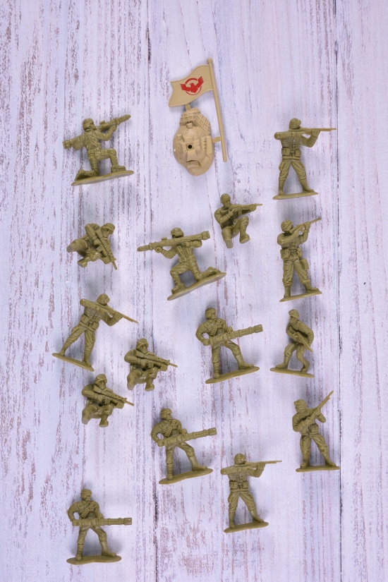 Военный набор солдаты (на планшетке) арт.166H-3