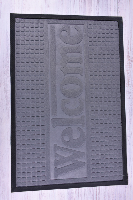 Коврик на резиновой основе размер 60/90 см (цв.серый) арт.MF4151