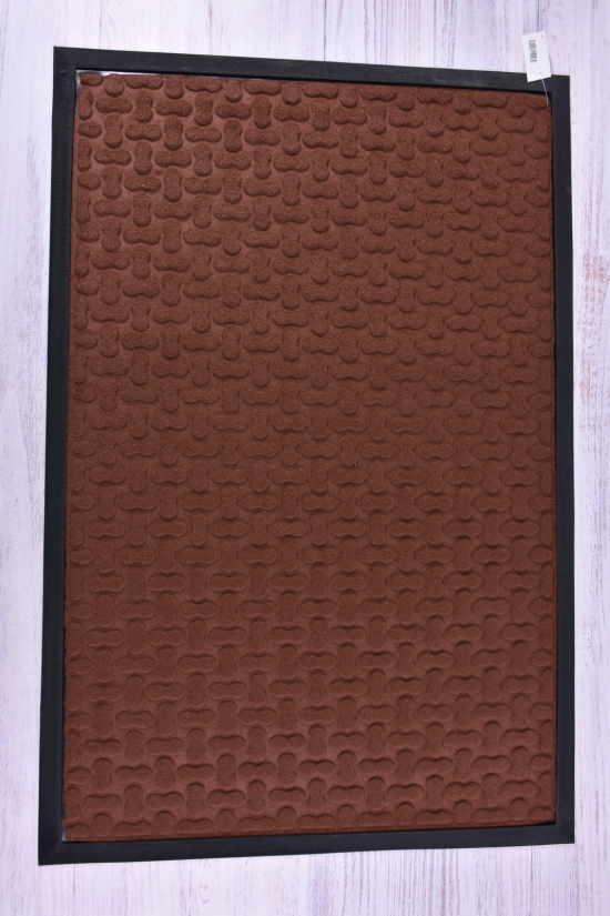 Коврик на резиновой основе размер 60/90 см (цв.коричневый) арт.MF4151