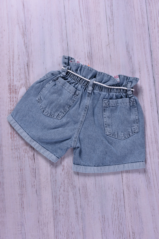Шорты джинсовые для девочки Рост в наличии : 98, 104, 110 арт.378356