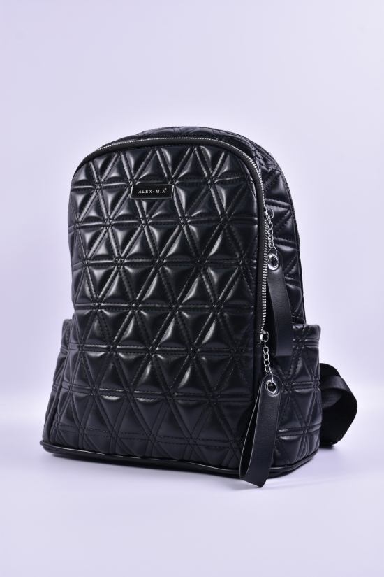 Рюкзак жіночий (кол. чорний) розмір 32/27/12 см. "ALEX арт.CD-8404
