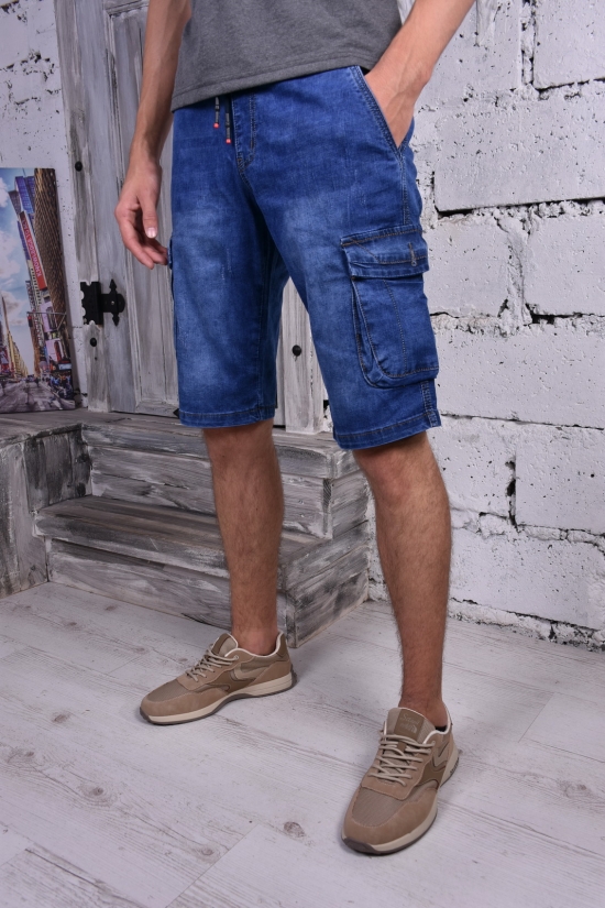 Шорти чоловічі джинсові, зі стрейчем "VINGVGS" Розміри в наявності : 28, 29, 30, 31, 32, 33 арт.V326-1