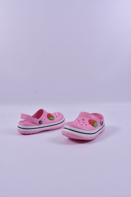 Кроксы для девочки (цв.розовый) LUCKLINE Размеры в наличии : 30, 32 арт.3002-333