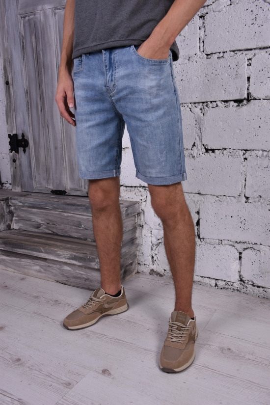 Шорти джинсові чоловічі стрейчові Розміри в наявності : 31, 32 арт.TOV091220-2
