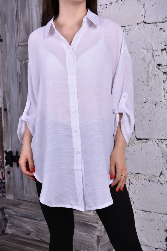 Рубашка-туника женская (цв.белый) J.J.F Размеры в наличии : 48, 50, 52 арт.550