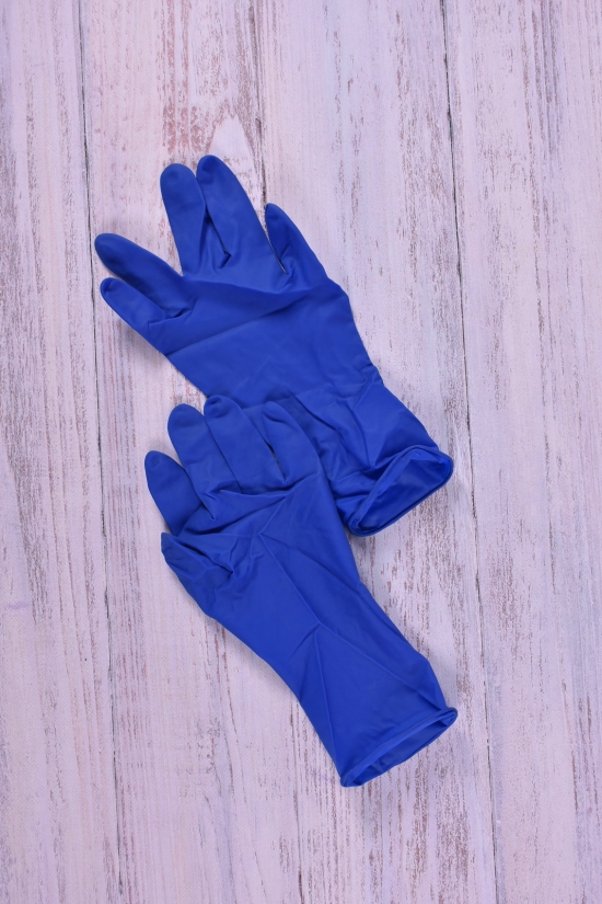 Перчатки медицинские синие (амбулатория) "ХИС" арт.XL