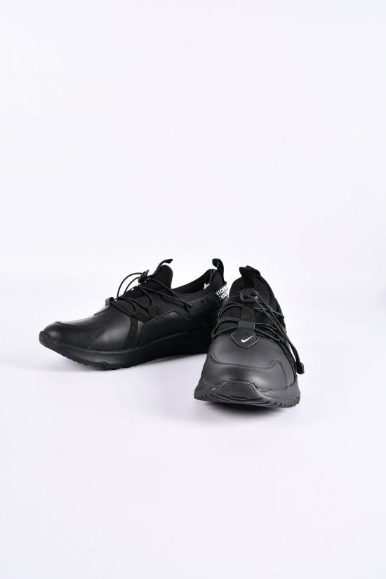 Кросівки чоловічі з натуральної шкіри (кол. чорний) Розміри в наявності : 41, 42 арт.133