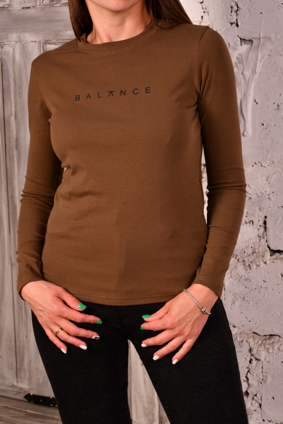 Жіноча футболка довгий рукав розміри 42-44 "MIKA" арт.1001