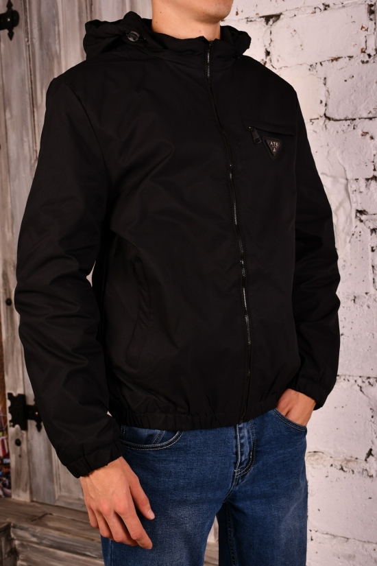 Куртка мужская (цв.черный) демисезонная"ATE" Размеры в наличии : 46, 48, 50 арт.A-981