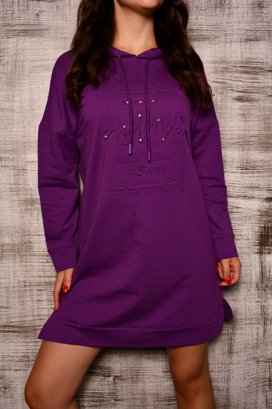Туніка жіноча (кол. фіолетовий) трикотажний "BURRASCA" Розмір в наявності : 44 арт.16679