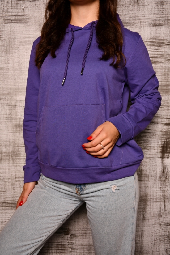 Худі жіноче (кол. фіолетовий) трикотажне "BURRASCA" Розміри в наявності : 44, 46, 48 арт.16620