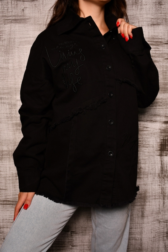 Сорочка жіноча (кол. чорний) котонова "BURRASCA" Розмір в наявності : 44 арт.16900