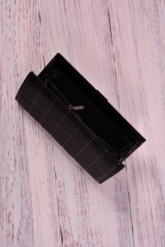 Кошелёк женский кожаный (color.black) размер 20.5/11 см. Alfa Ricco арт.AR1066NC