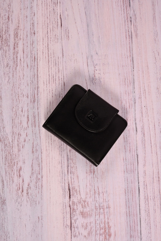 Кошелёк женский кожаный (color.black) размер 12/9 см. Alfa Ricco арт.AR7117YP