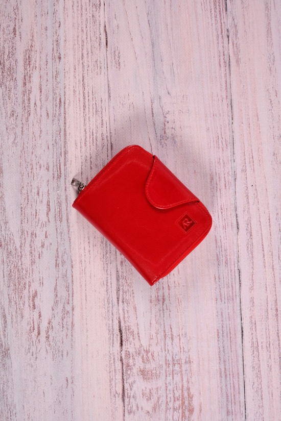 Кошелёк женский кожаный (color.red) размер 11/9 см." Alfa Ricco" арт.AR6123YP