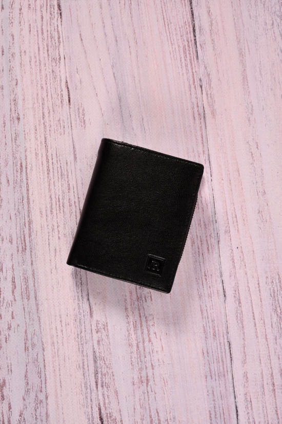Гаманець жіночий шкіряний (color.black) розмір 11.5/9.5 см. 