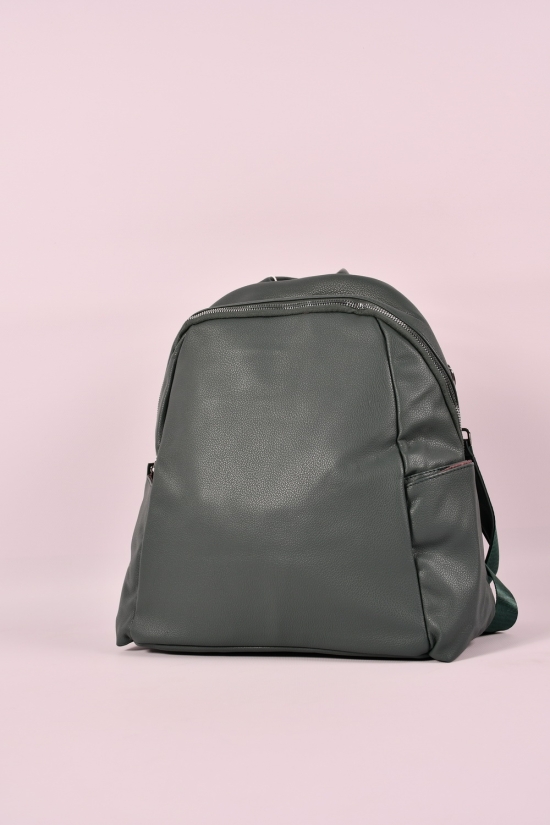 Рюкзак женский (цв.зеленый) размер 28/23/13см арт.1024