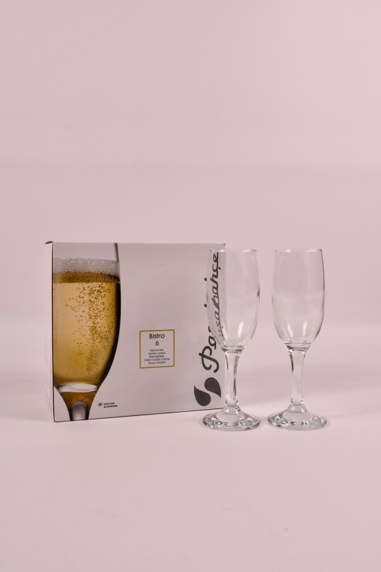 Набор бокалов (6шт) Bistro для шампанского 190мл Pasabahse арт.44419