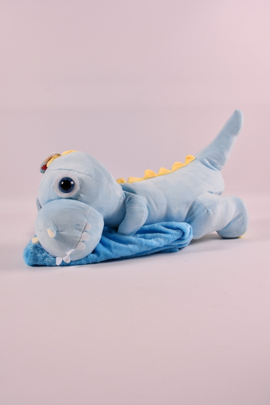 Комплект игрушка с пледом (цв.голубой) размер пледа 100/160см вес 800 гр. арт.7553