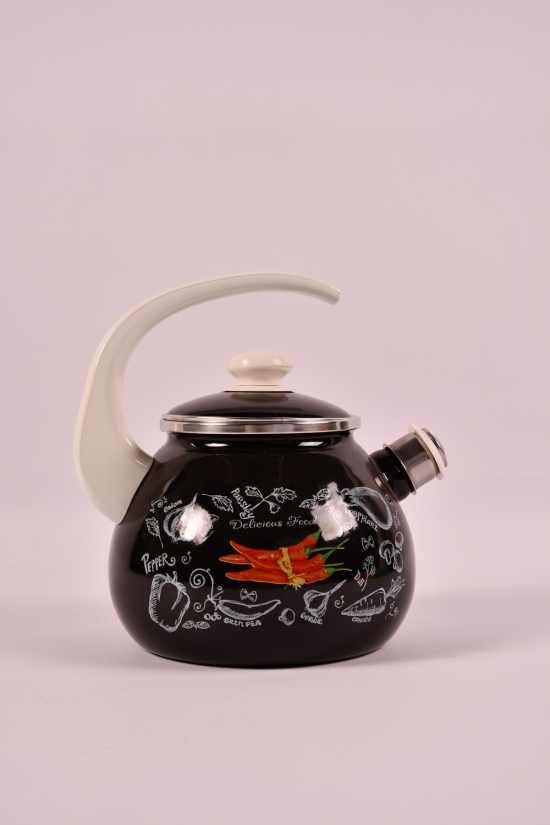Емальований чайник із свистком Спайсі 2,5 л арт.2711/4