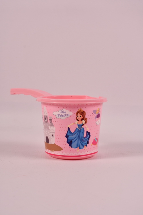 Ковшик дитячий пластиковий (кол. рожевий) 1,200 мл Elif арт.308