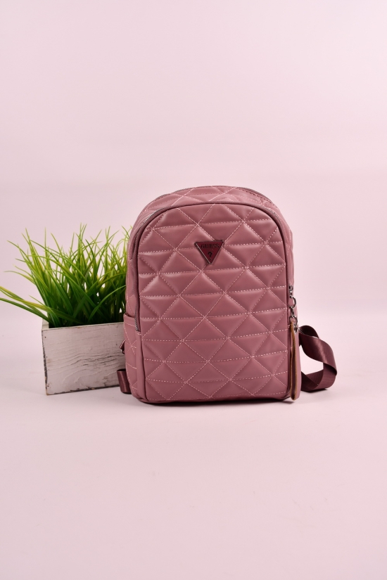 Жіночий рюкзак (цв. рожевий) розмір 22/28/11см арт.W35