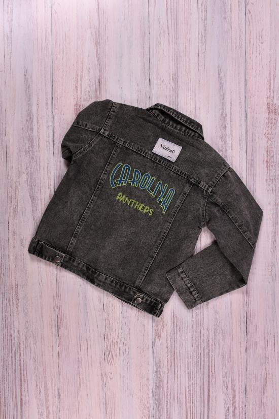 Джинсовый пиджак для мальчика (цв.серый) Рост в наличии : 134 арт.XH0338